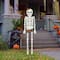 Glitzhome® 60" Halloween "WELCOME" Metal Dangling Skeleton Yard Stake